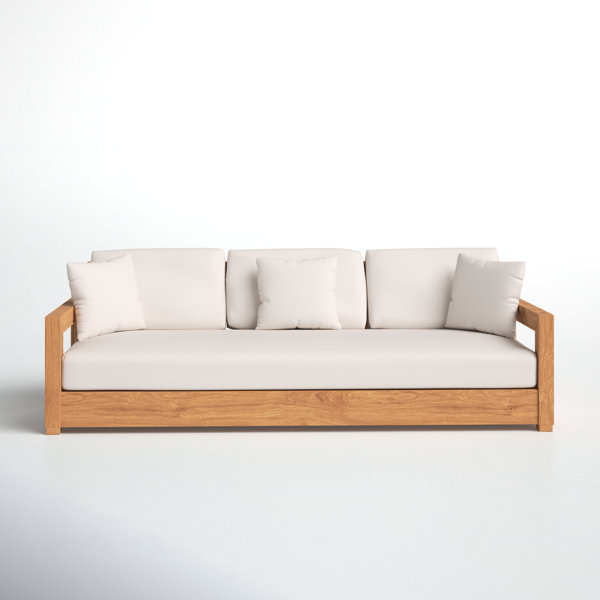 Lakeland teak 2025 loveseat with cushions